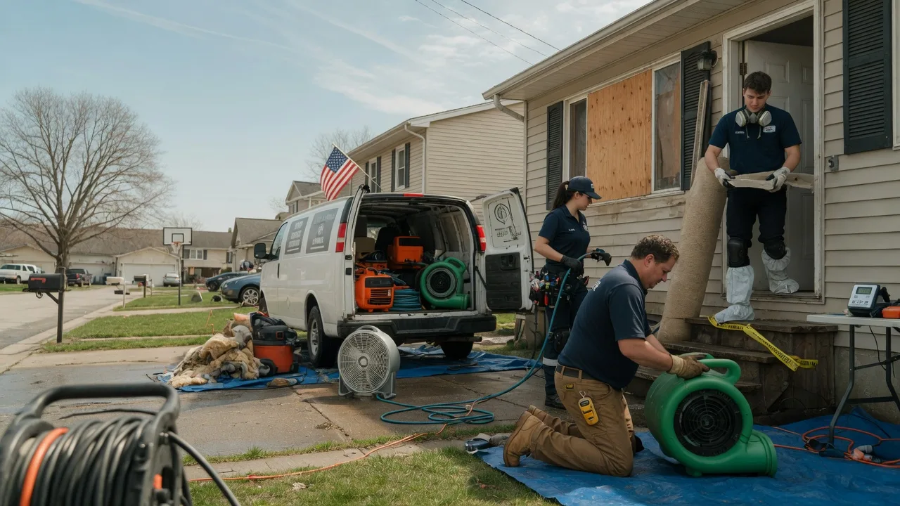 Water Damage Restoration in Peru, IA near me